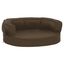 Vidaxl colchón de cama ergonómico marrón para perros, , large indicador imagen numero 4