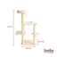 Leeby Luna árbol rascador con cama y juguete para gatos, , large indicador imagen numero 5
