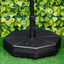 Outsunny Base de Sombrilla Rellenable de Agua 28 kg o Arena 40 kg Soporte de Parasol Octagonal Apto para Postes de 38mm 48 mm para Jardín Terraza Ø60x36 cm Negro, , large indicador imagen numero 2
