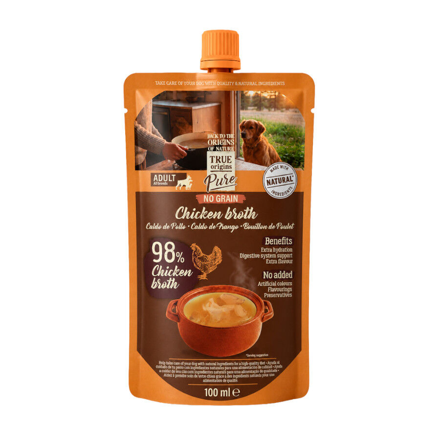 150 g True Origins Pure Bone Broth Pollo para perro, , large Imagen numero 1