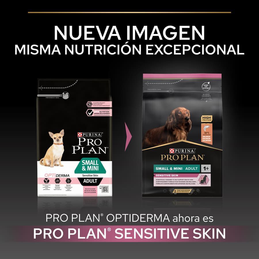 Pro Plan Adult Small y Mini Salmón Sensitive Skin pienso para perros thumbnail