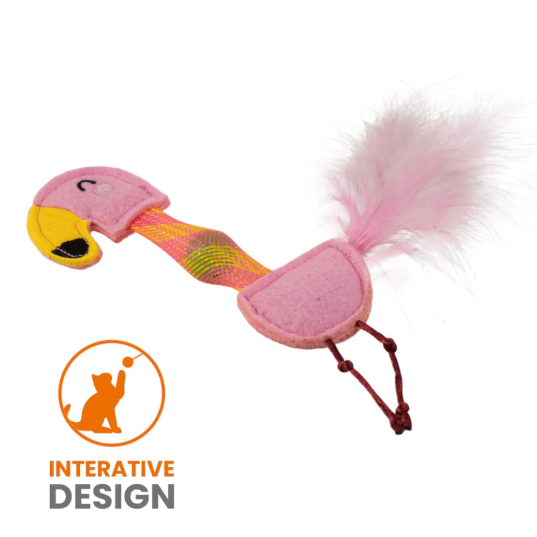 FOFOS | Flamenco on Tubo Plegable y Catnip - Para Gato, , large Imagen numero 4