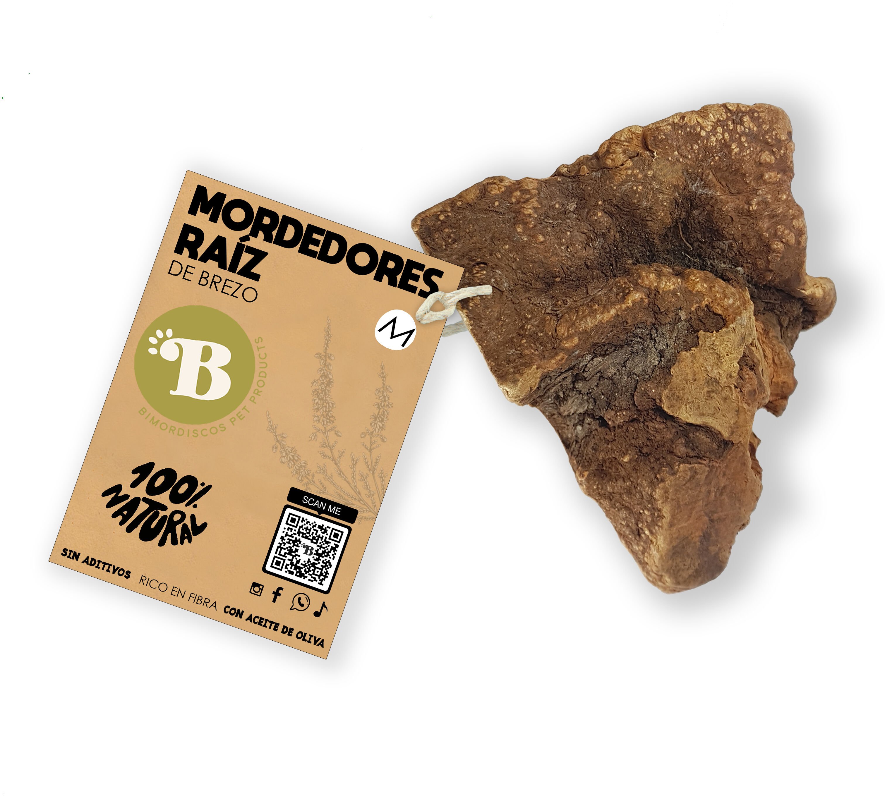 BIMORDISCOS Ra&iacute;z de brezo para perros Pack 2 x M, , large Imagen numero 4