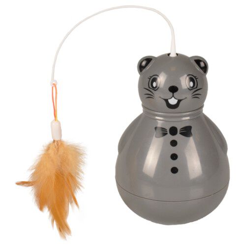 Flamingo juguete tambaleante Rat&oacute;n para gatos Imagen numero 1