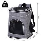 Trasportín mochila PawHut para mascotas color Gris, , large image number null