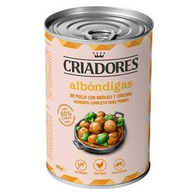 Criadores Albóndigas Pollo lata para perros