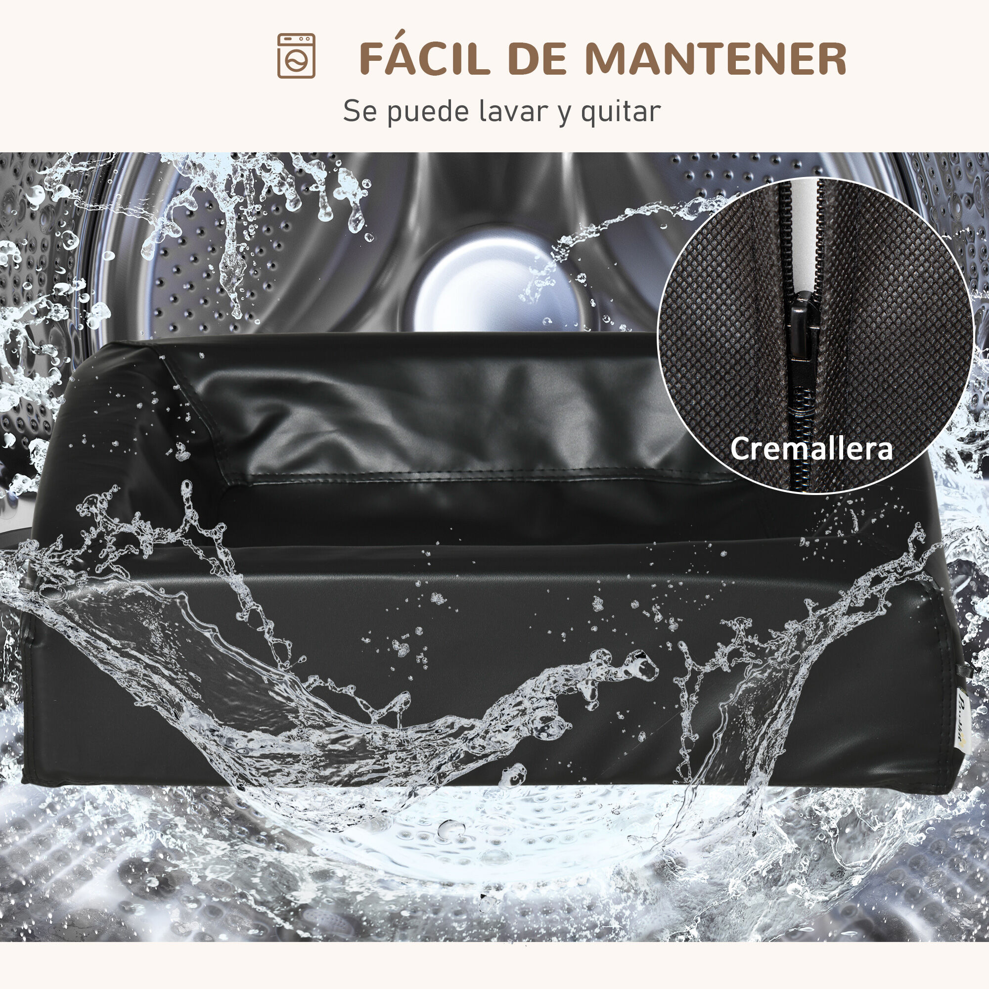 PawHut Cama para Perros Gatos, , large Imagen numero 5