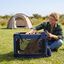 COSTWAY Transport&iacute;n para Perros Plegable, Bolsa Transporte para Gatos con Ventanas de Malla, 3 Puertas y Bolsillos Extra&iacute;bles, Portador de Viaje para Mascotas Interior y Exterior (Azul, S), , large indicador imagen numero 2