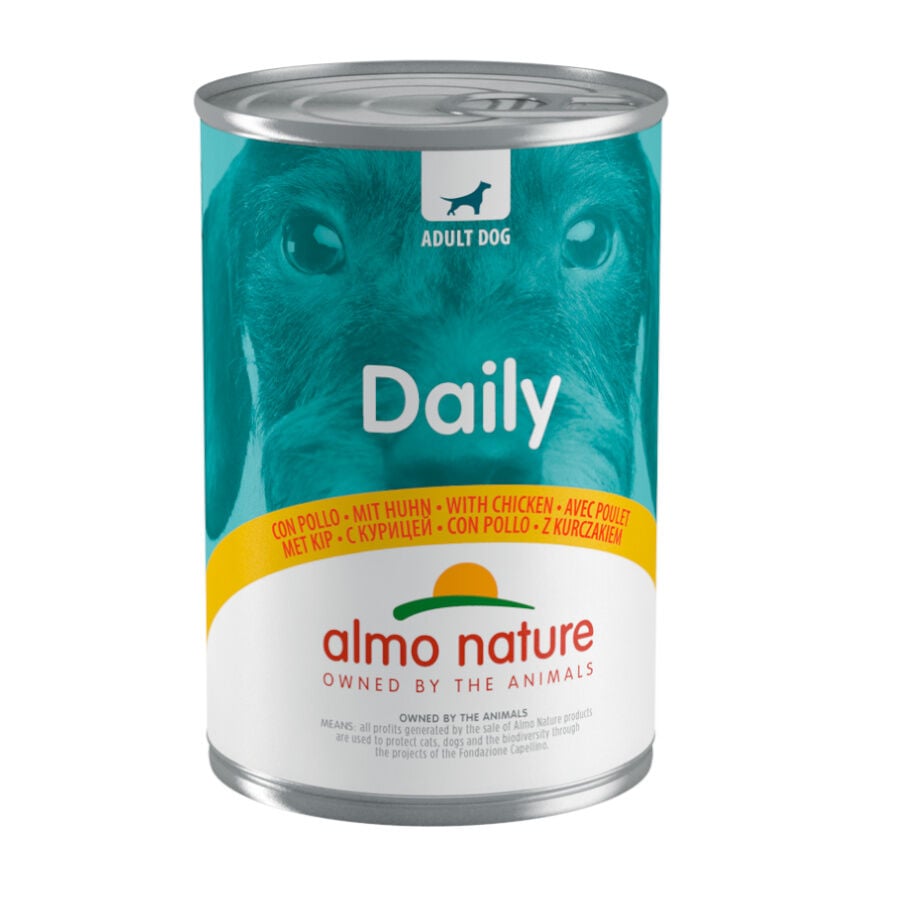 400 g Almo Nature Daily Menu Pat&eacute; Pollo lata para perros, , large Imagen numero 1