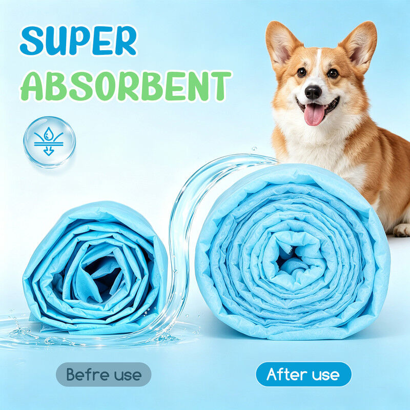 Nobleza Empapadores Perros 100 Unidades 60x90 cm, Alfombrillas Absorbentes Desechables con Dise&ntilde;o Estampado, Pa&ntilde;ales para Perros y Cachorros Antifugas y Antiolores, , large Imagen numero 4
