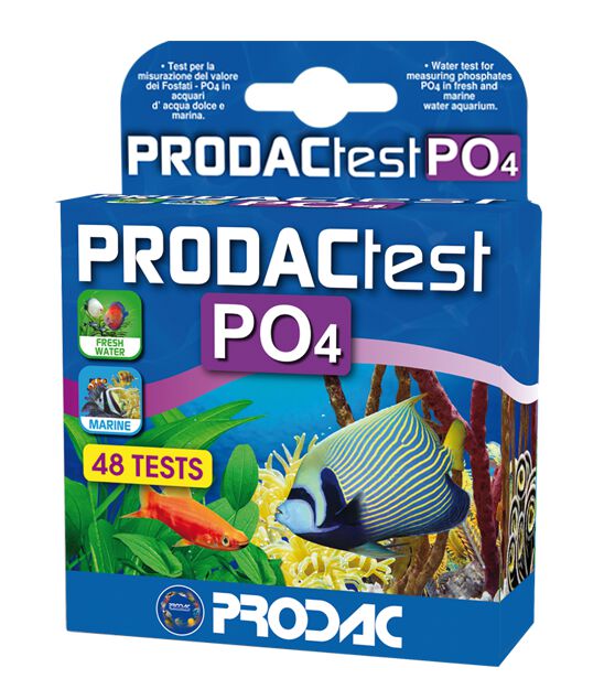 Prodac Test PO4 Fosfatos Prueba de fosfato para acuarios