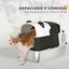 PawHut Arenero para Gato Negro, , large indicador imagen numero 5