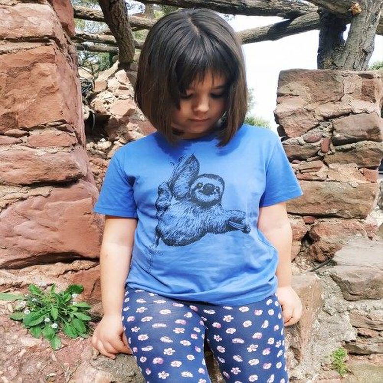 Camiseta niño/a perezoso color Verde thumbnail