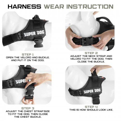 Edipets arn&eacute;s ajustado y antitirones azul camo para perros, , large Imagen numero 4