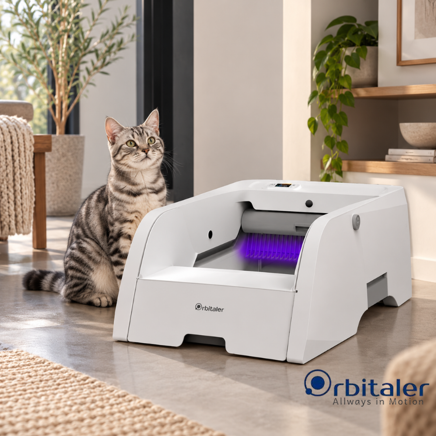 Orbitaler Yupiter AstroClean 5500 Arenero Autolimpiable para gatos, , large Imagen numero 1