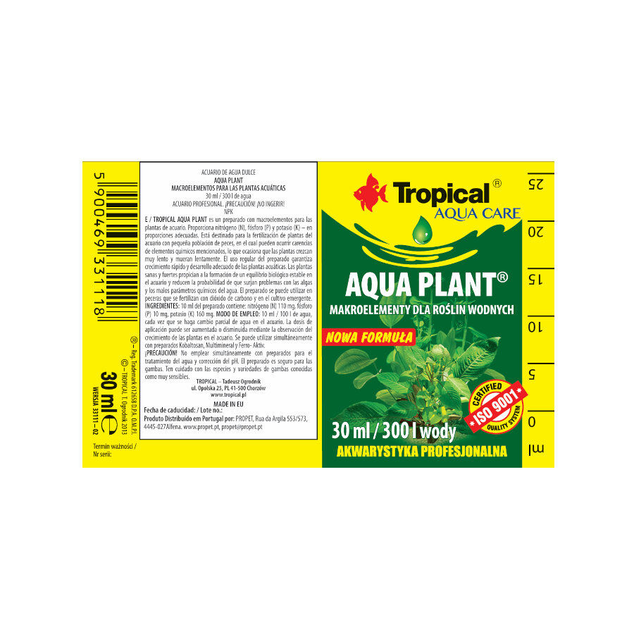 30 ml Tropical Aqua Plant Macroelementos Para Las Plantas acu&aacute;ticas, , large Imagen numero 2