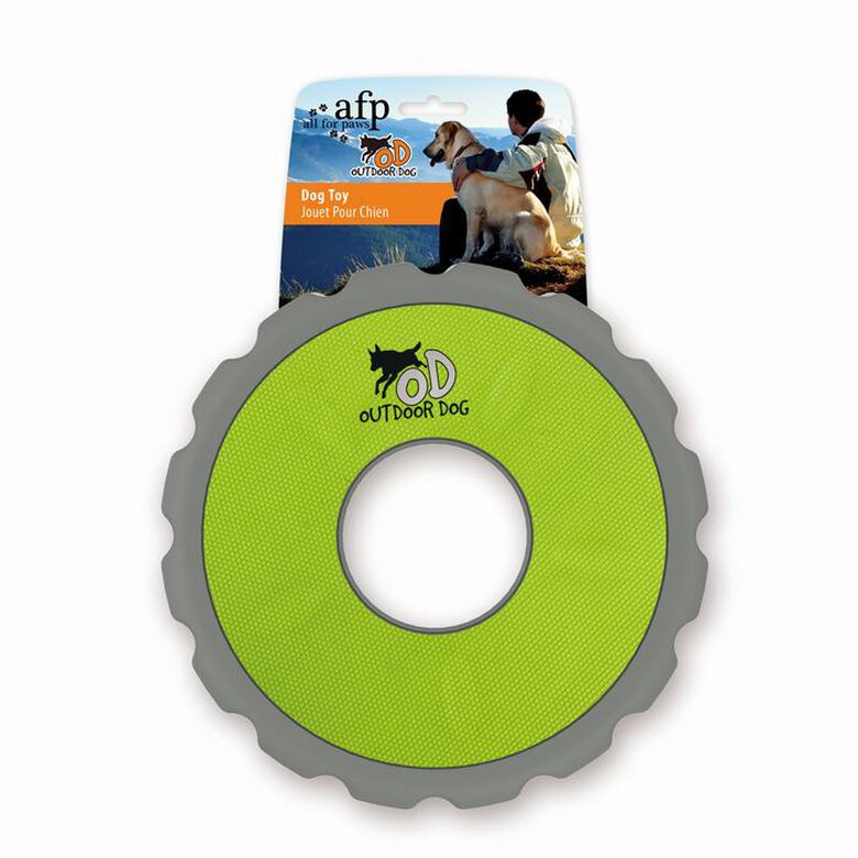 Frisbee Verde 21,6cm OUTDOOR DOG, , large image number null