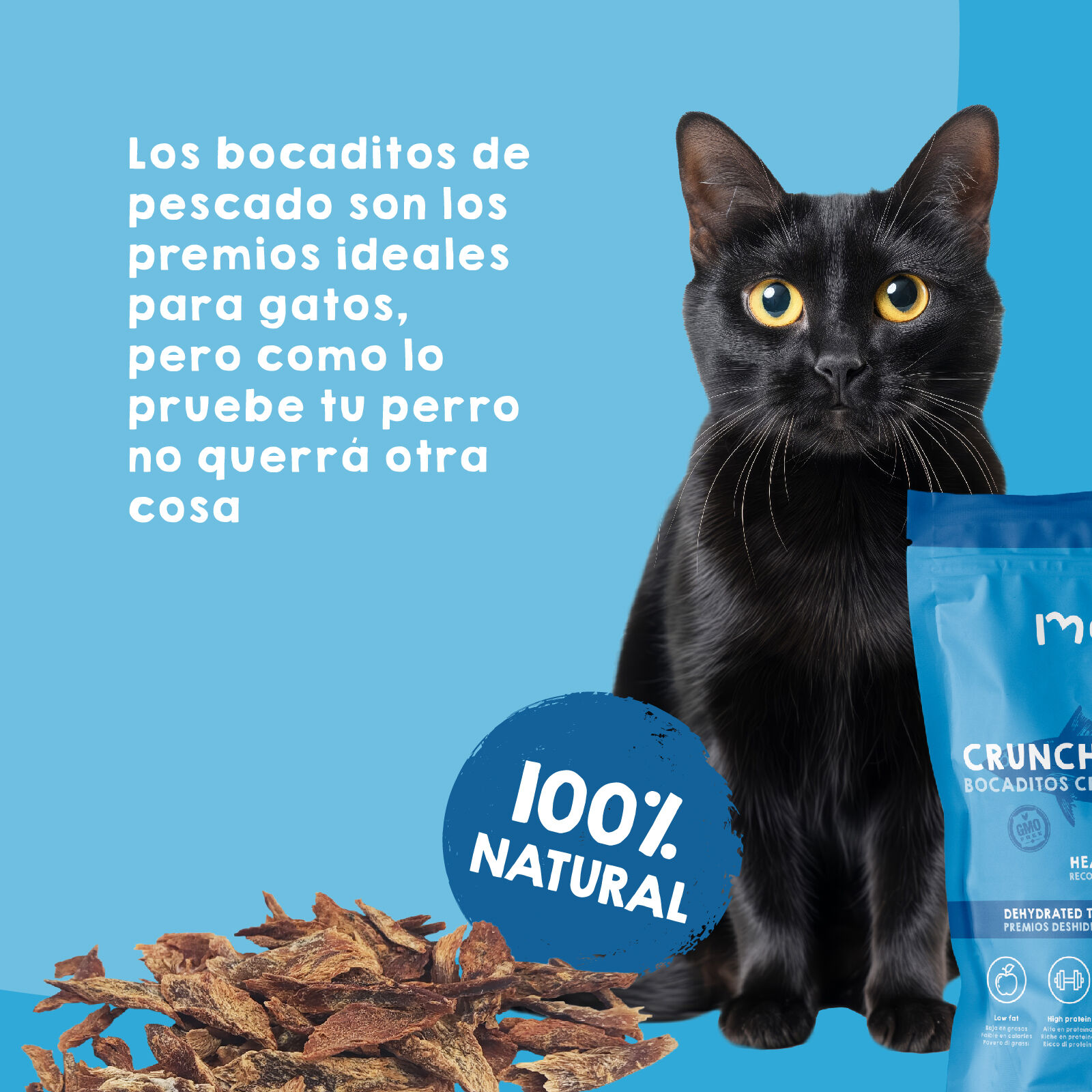 MAIKAI Chuches de Pescado para Gatos y Perros - (125g) - Chuches Naturales - Snacks Saludables de Pescado Deshidratado - Golosinas Dieta Barf - Premios para Perros y Gatos, , large Imagen numero 5