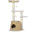 PawHut &aacute;rbol rascador de sisal madera natural para gatos, , large indicador imagen numero 1
