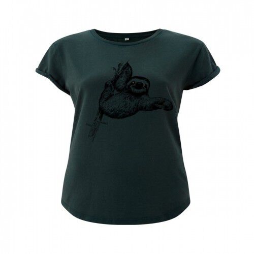 Camiseta perezoso mujer color Verde thumbnail
