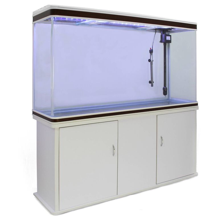 MonsterShop Acuario Completo con Mueble Blanco para peces thumbnail