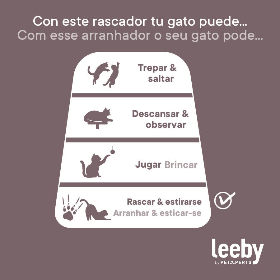 Leeby Feliz tabla rascador para gatos thumbnail