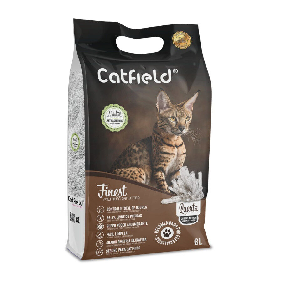 Catfield Finest Quartz Arena Aglomerante Natural para gatos, , large Imagen numero 1