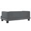 vidaXL Cama para perros de terciopelo gris oscuro 80x45x30 cm, , large indicador imagen numero 4