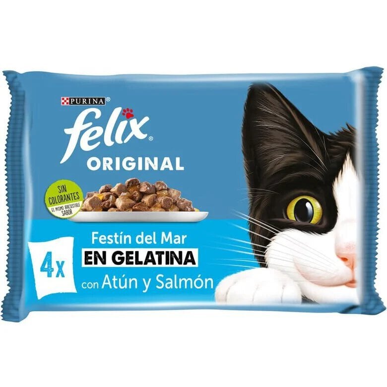 Felix Selección de pescados en gelatina para gatos