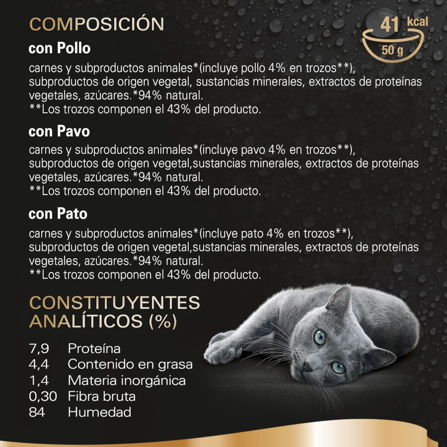 Sheba Délices du Jour en Salsa de pollo, pavo y pato alimento húmedo para gatos thumbnail