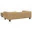 vidaXL Cama para perros con extensión terciopelo marrón 100x50x30 cm, , large indicador imagen numero 4