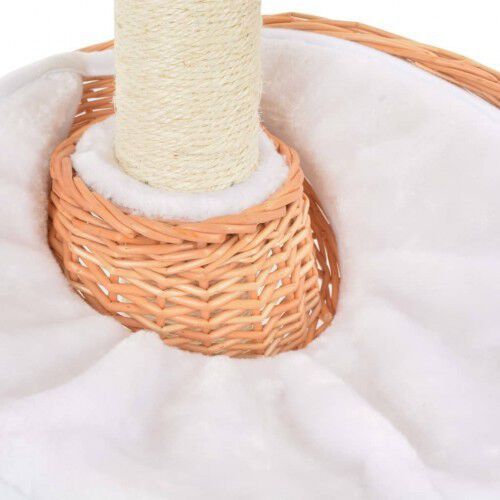 Rascador de madera de sauce para gatos color Natural, , large Imagen numero 4