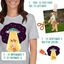 Mascochula camiseta mujer abduction personalizada con tu mascota negra, , large indicador imagen numero 2