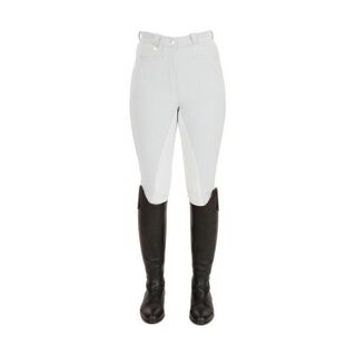 Pantalón para equitación Breeches Pro para mujer (71cm) (Blanco) color Blanco