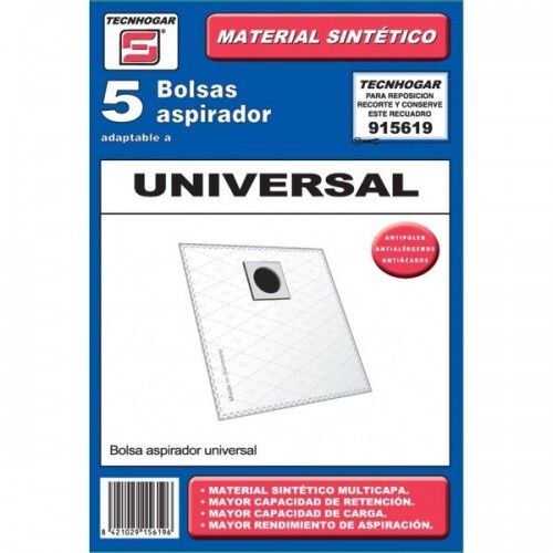 Tecnhogar Bolsas para aspiradora universal, , large Imagen numero 2