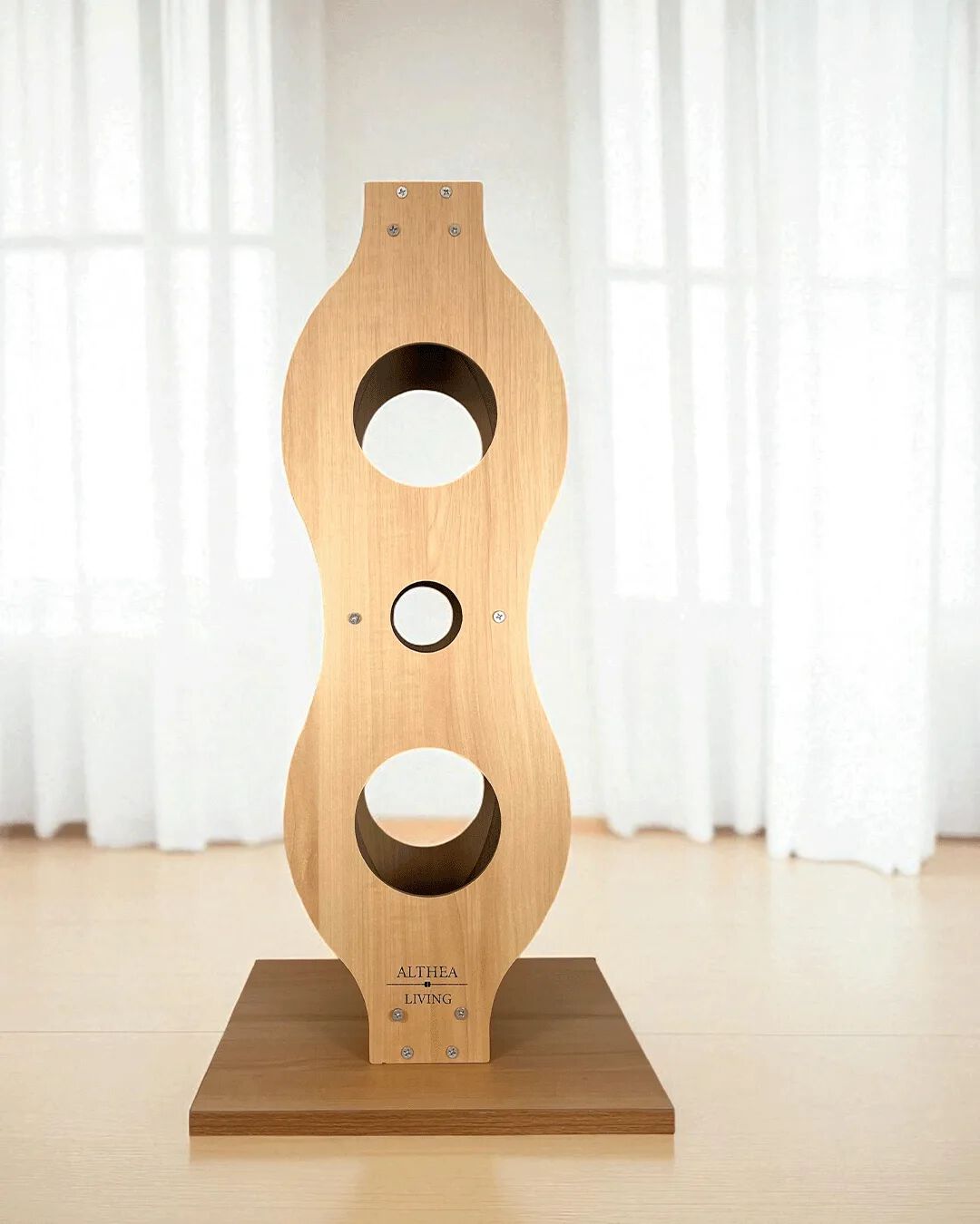 Althea Living - Torre Rascadora Oc&eacute;ano, madera y cart&oacute;n corrugado, , large Imagen numero 4