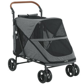 PawHut Carrito para Perros Gris
