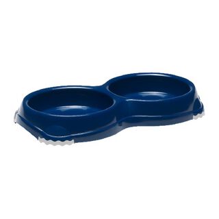 Moderna Mp Comedero Smarty Doble Marino 2 para gatos