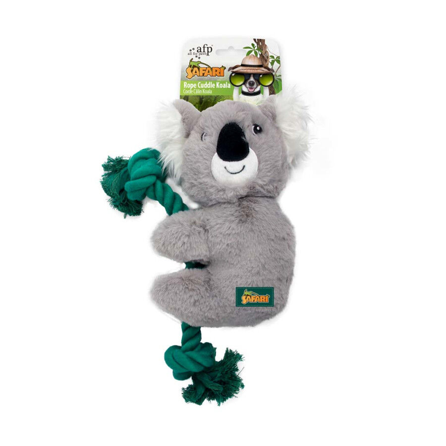 All For Paws Safari Cuddle Koala con Cuerda Juguete para perros, , large Imagen numero 2