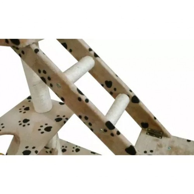 Rascador grande para gatos color Beige Huellas, , large image number null