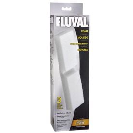 Recargas externas de espuma prefiltro Fluval Foamex para filtro, 3uds