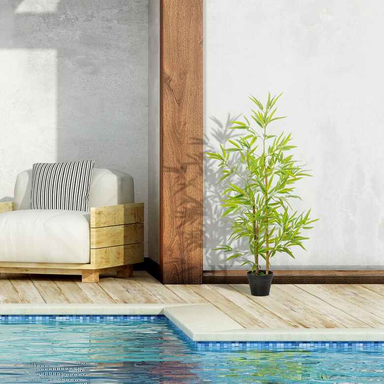 Outsunny Planta Artificial de Bambú Verde para exterior thumbnail
