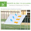 PawHut Conjunto de 1 Gallinero de Madera con Ventana Puerta Nido Bandeja Extraíble 147x93,5x89,5 cm y 1 Gallinero para Exterior Grande de Acero Galvanizado 3x4x2 m, , large indicador imagen numero 10