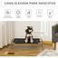 PawHut cama elevada color negro para perros, , large indicador imagen numero 4