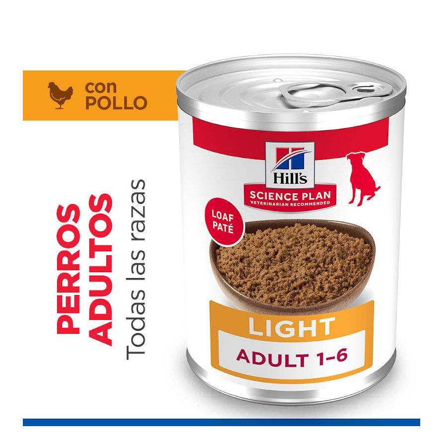 370 g Hill's Adult Light pollo lata, , large Imagen numero 3