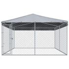 Perrera con toldo protector color Plateado, , large image number null
