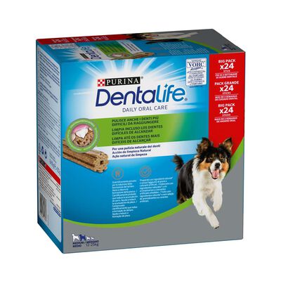 Dentalife Snacks Dentales para perros de raza mediana - Multipack 24