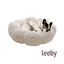 Leeby Sof&aacute; Flower Bed Beige para cachorros, , large indicador imagen numero 2