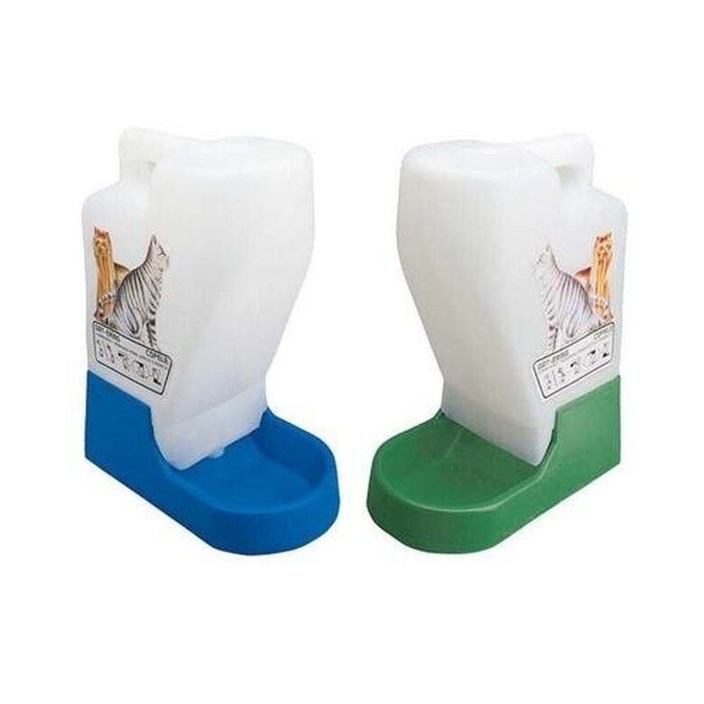 Comedero bebedero para gatos color Multicolor, , large image number null
