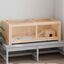 vidaXL Jaula para hámster madera maciza abeto 104x52x38 cm, , large indicador imagen numero 2